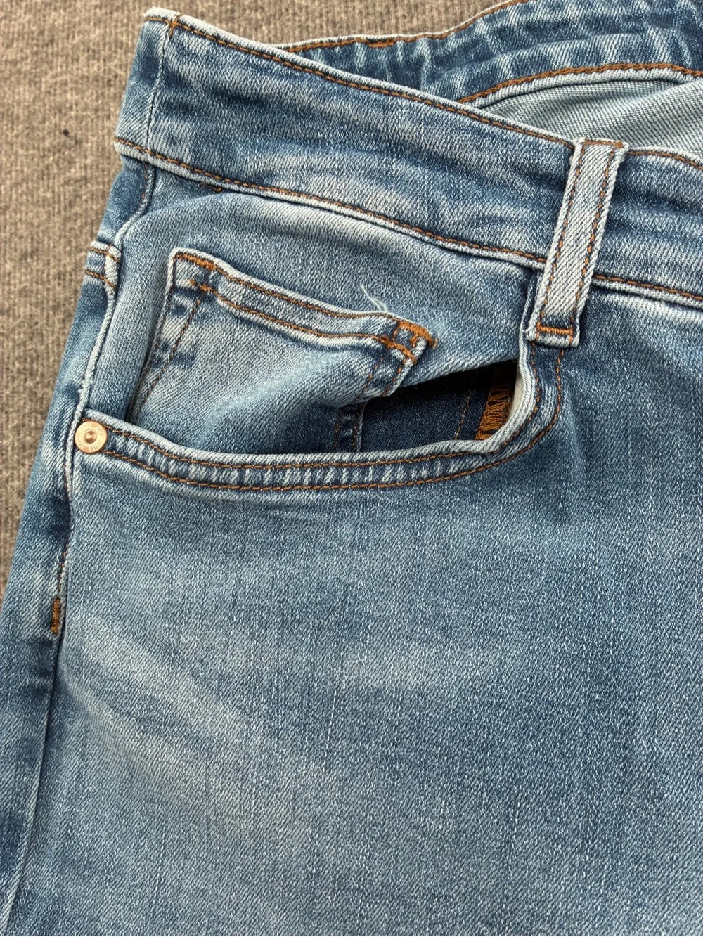 J. Jill Light Blue High-Rise Wide-Leg Jeans for Women 16 crop